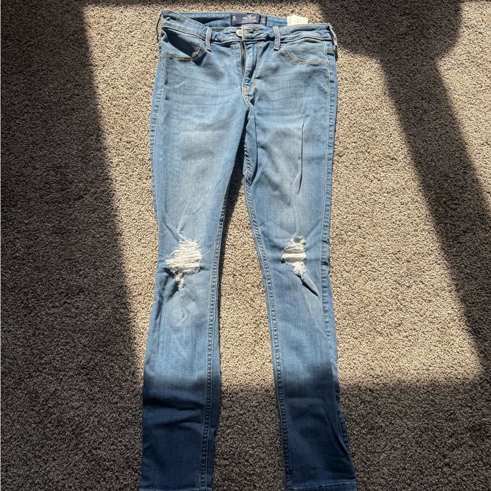 Hollister Mid-Rise Blue Jeans